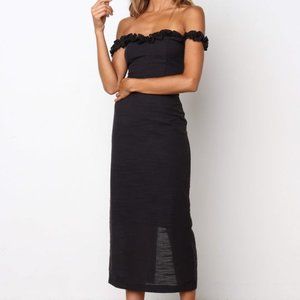 NWOT PETAL & PUP FLOREZ DRESS IN BLACK